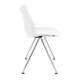 Scaune conferință Strike 2131 metal cromat+plastic alb