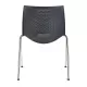 Scaune conferință Strike 2131 metal cromat+plastic gri