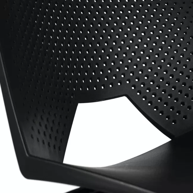 Scaune conferință Strike 2131 metal cromat+plastic negru