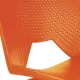 Scaune conferință Strike 2131 metal cromat+plastic portocaliu