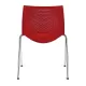 Scaune conferință Strike 2131 metal cromat+plastic roșu