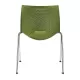 Scaune conferință Strike 2131 metal cromat+plastic verde