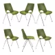 Scaune conferință Strike 2131 metal cromat+plastic verde