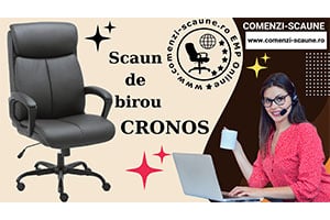 Scaune de birou Cronos din piele eco