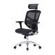 Scaun ergonomic Enjoy cu tetieră-full mesh și bază aluminiu Scaun ergonomic Enjoy cu tetieră-full mesh și bază aluminiu