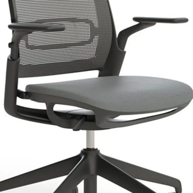 Scaun ergonomic de birou Etherea negru