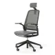 Scaun ergonomic de birou Etherea Negru cu tetieră PDH