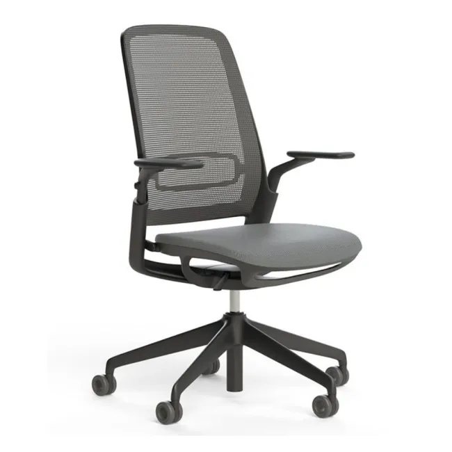 Scaun ergonomic de birou Etherea negru