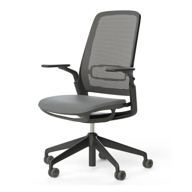 Scaun ergonomic de birou Etherea negru