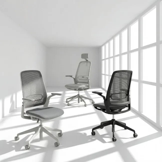 Scaun ergonomic de birou ETHEREA Torrente cu tetieră PDH