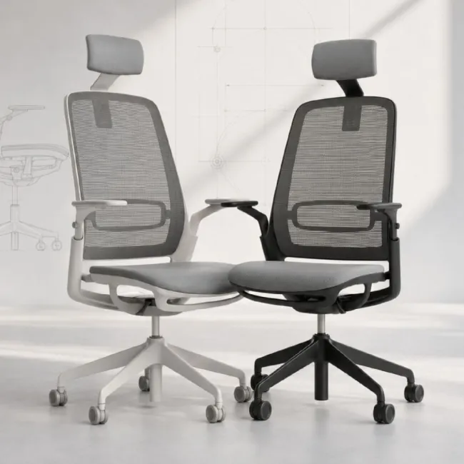 Scaun ergonomic de birou ETHEREA Torrente cu tetieră PDH