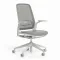 Scaun ergonomic de birou Etherea Alb