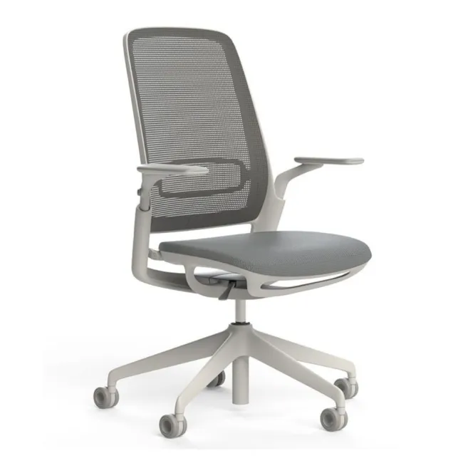 Scaun ergonomic de birou Etherea Alb