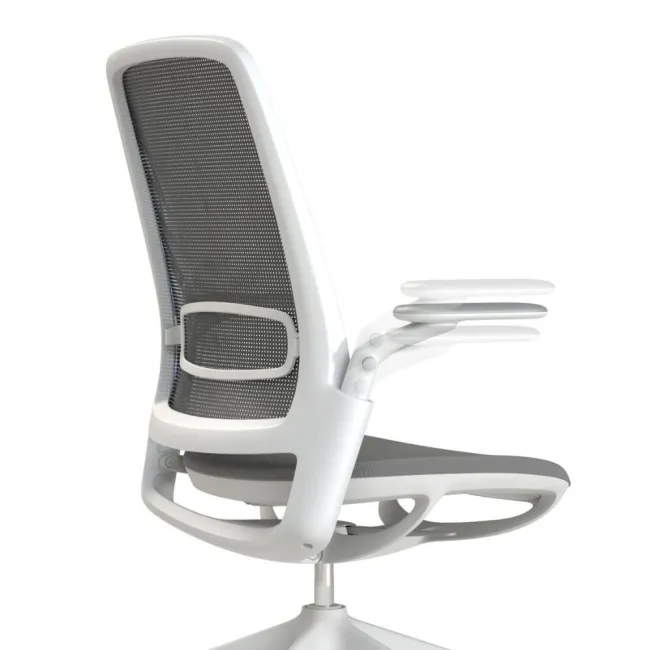 Scaun ergonomic de birou Etherea Alb