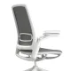 Scaun ergonomic de birou Etherea Alb