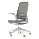 Scaun ergonomic de birou Etherea Alb