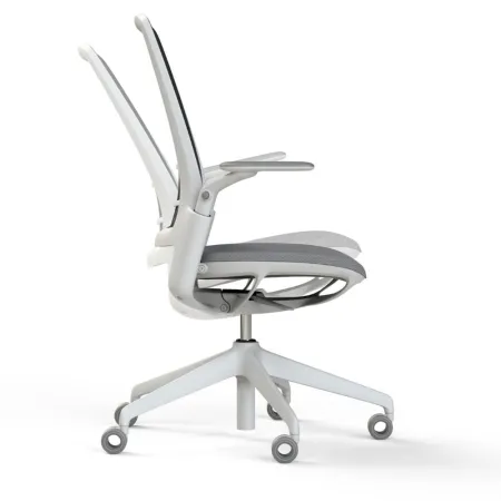 Scaun ergonomic de birou Etherea Alb