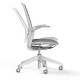 Scaun ergonomic de birou Etherea Alb