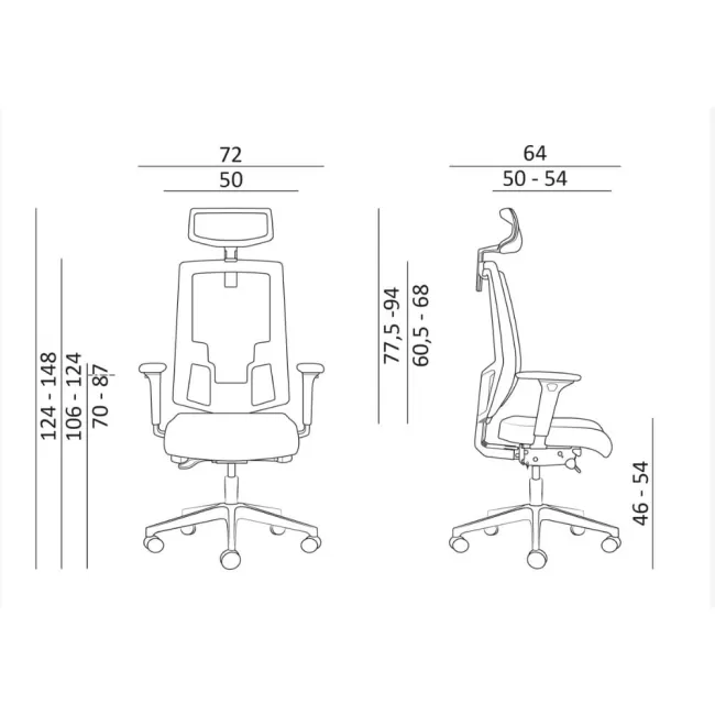 Scaun de birou Lapel PRO PDH Antares România