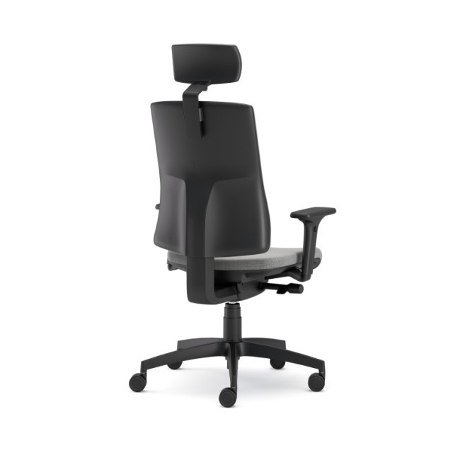 Scaun ergonomic confortabil si relaxant-PURE BLACK T PDH