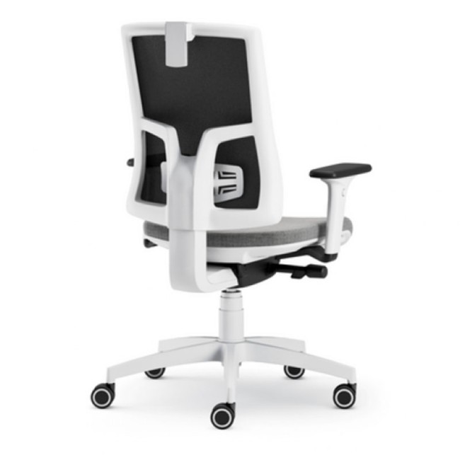 Scaun ergonomic confortabil si relaxant-PURE WHITE MESH