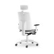 Scaun ergonomic confortabil si relaxant-PURE WHITE T PDH