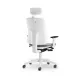 Scaun ergonomic confortabil si relaxant-PURE WHITE T PDH