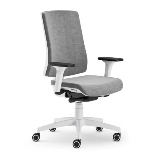 Scaun ergonomic confortabil si relaxant-PURE WHITE T