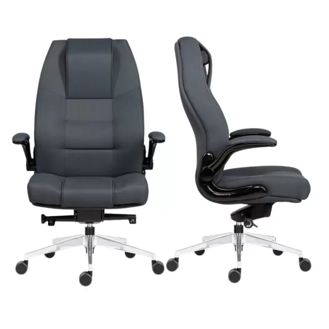 Scaun cu spătar înalt și rezistent Markus Gri