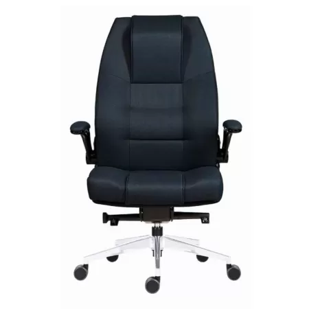 Scaun cu spătar înalt și rezistent Markus Negru