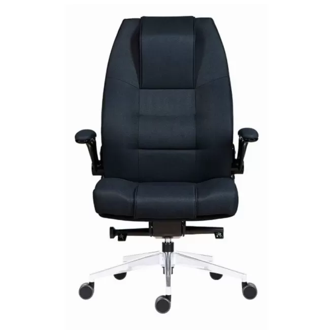 Scaun cu spătar înalt și rezistent Markus Negru