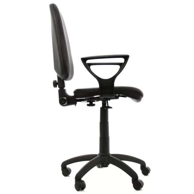 Scaune de birou Golf LX piele neagră