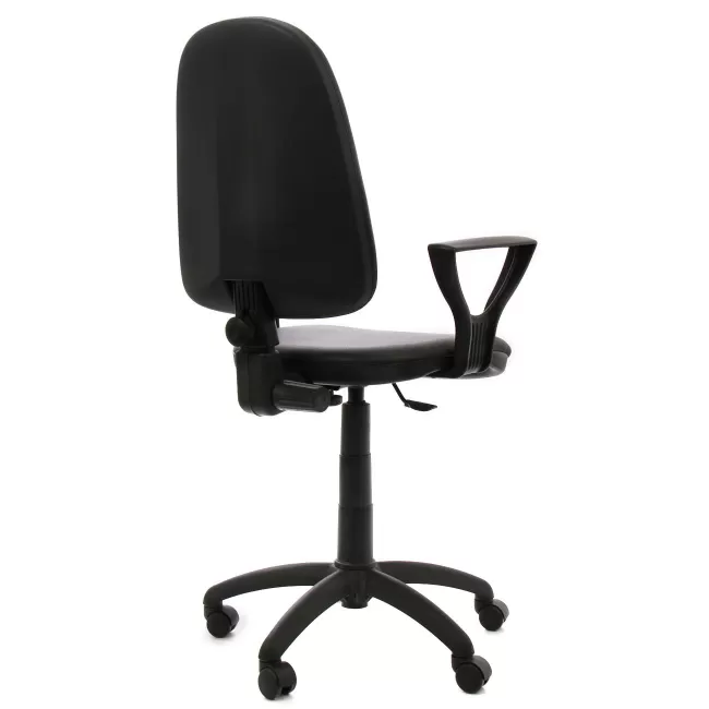 Scaune de birou Golf LX piele neagră