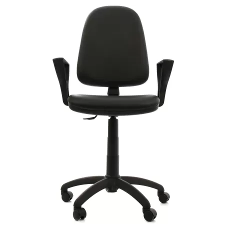 Scaune de birou Golf LX piele neagră