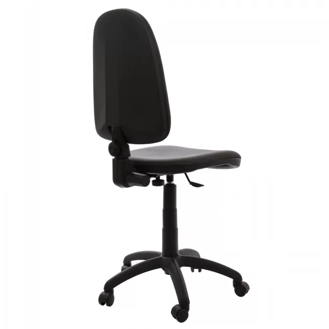 Scaun de birou Golf piele neagră