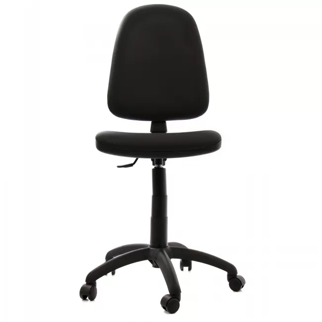 Scaun de birou Golf piele neagră