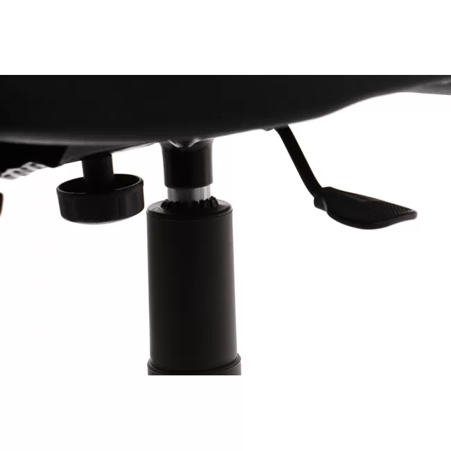 Scaun de birou Golf piele neagră