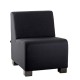 Fotoliu modular tapițat pe structură de lemn TRIO-1 Fotoliu modular tapițat pe structură de lemn TRIO-1