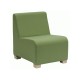 Fotoliu modular tapițat pe structură de lemn TRIO-1 Fotoliu modular tapițat pe structură de lemn TRIO-1