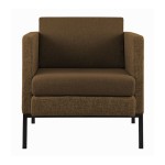 Fotoliu pentru zona de așteptare model Bergamo 100 Maro