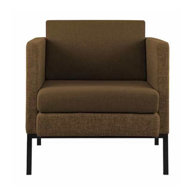 Fotoliu pentru zona de așteptare model Bergamo 100 Maro