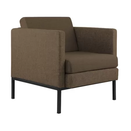 Fotoliu pentru zona de așteptare model Bergamo 100 Maro