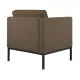 Fotoliu pentru zona de așteptare model Bergamo 100 Maro
