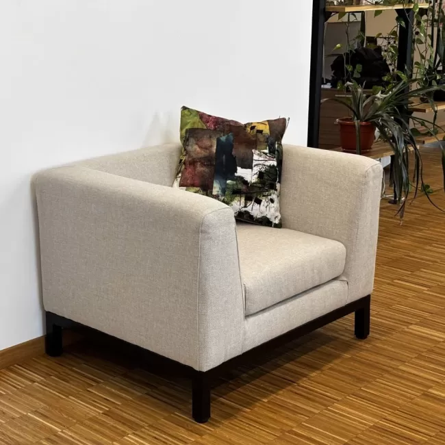 Fotoliu solid cu bază metalică Notre Dame Premium 1 Loc