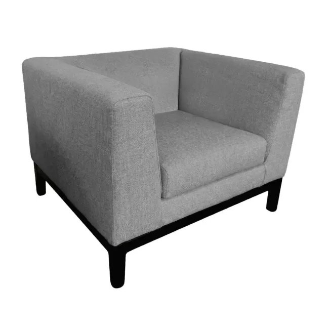 Fotoliu solid cu bază metalică Notre Dame Premium 1 Loc