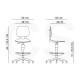 Scaune profesionale laborator, atelier, industriale, 1260 P EXT Scaune profesionale laborator, atelier, industriale, 1260 P EXT