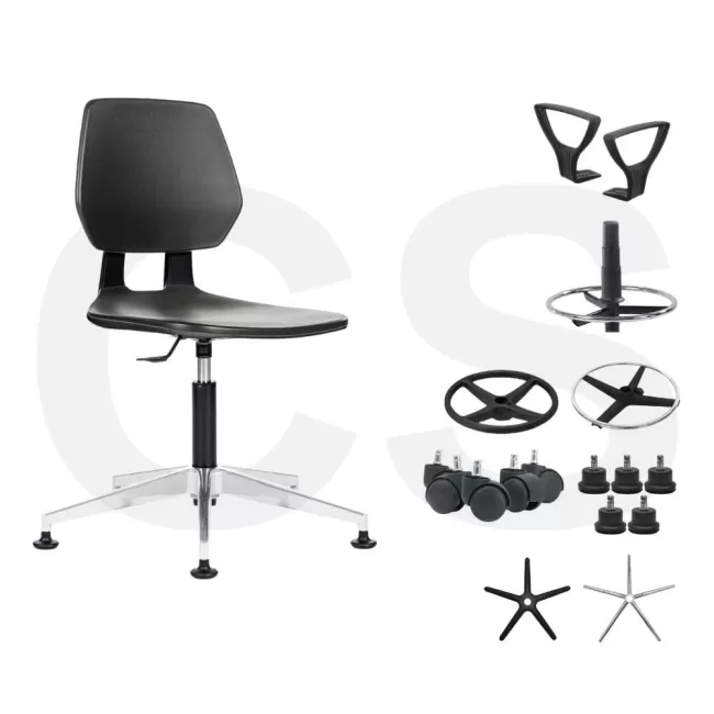 Scaune profesionale laborator, atelier, industriale, 1260 P EXT