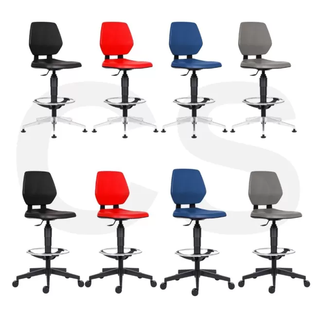 Scaune profesionale laborator, atelier, industriale, 1260 Alloy PU EXT