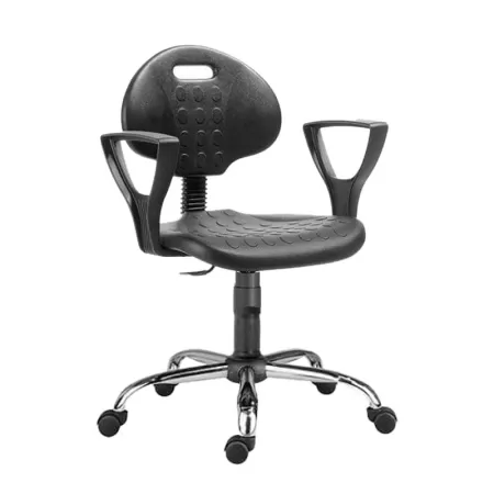 Scaune profesionale NOR cu brațe BR 25 și bază cromată