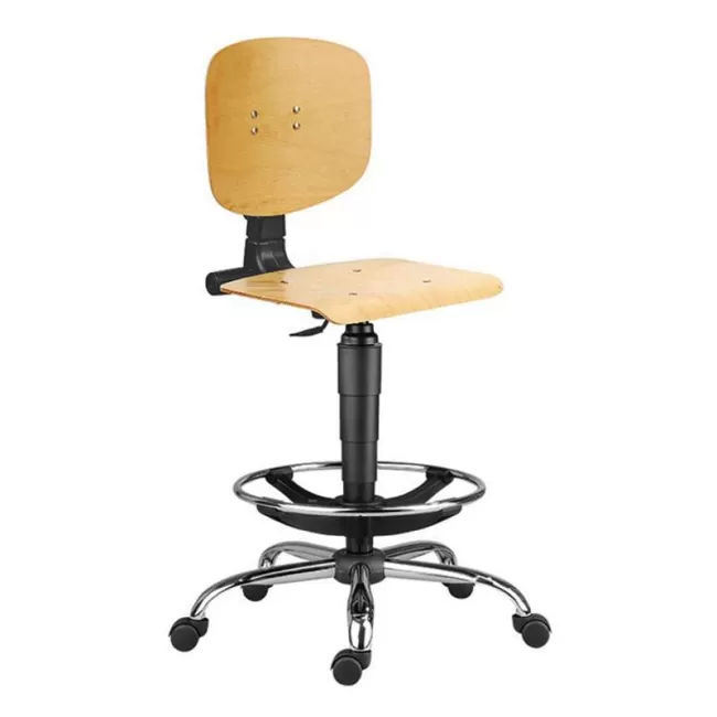 Scaune profesionale 1290 L NOR cu înălțător și bază cromată